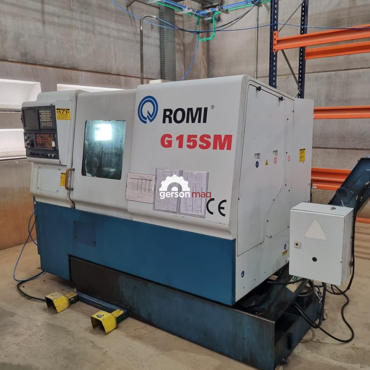 TORNO CNC ROMO GALAXY 15SM - FERRAMENTA ACIONADA - SUB SPINDLE